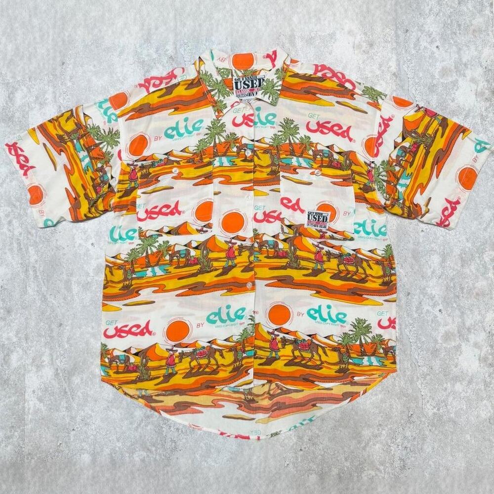 Vintage 90's Get Used By Ellie Button Up Shirt